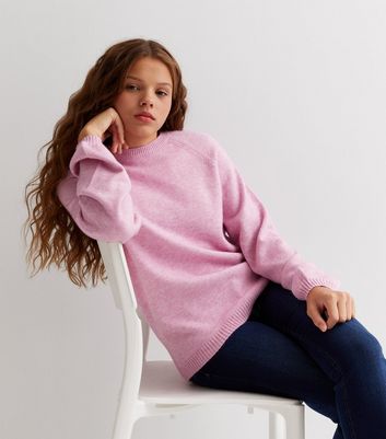 KIDS ONLY Pale Pink Crew Neck Long Sleeve Jumper New Look
