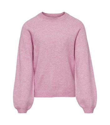 Light pink hotsell crew neck sweater