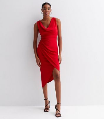 New look sale red dress