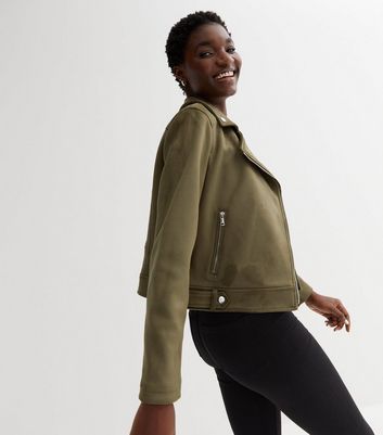 New look clearance suede biker jacket