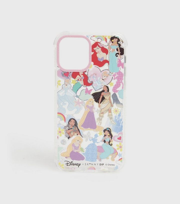 Skinnydip Multicoloured Disney Princess Sticker Iphone Shock Case New Look