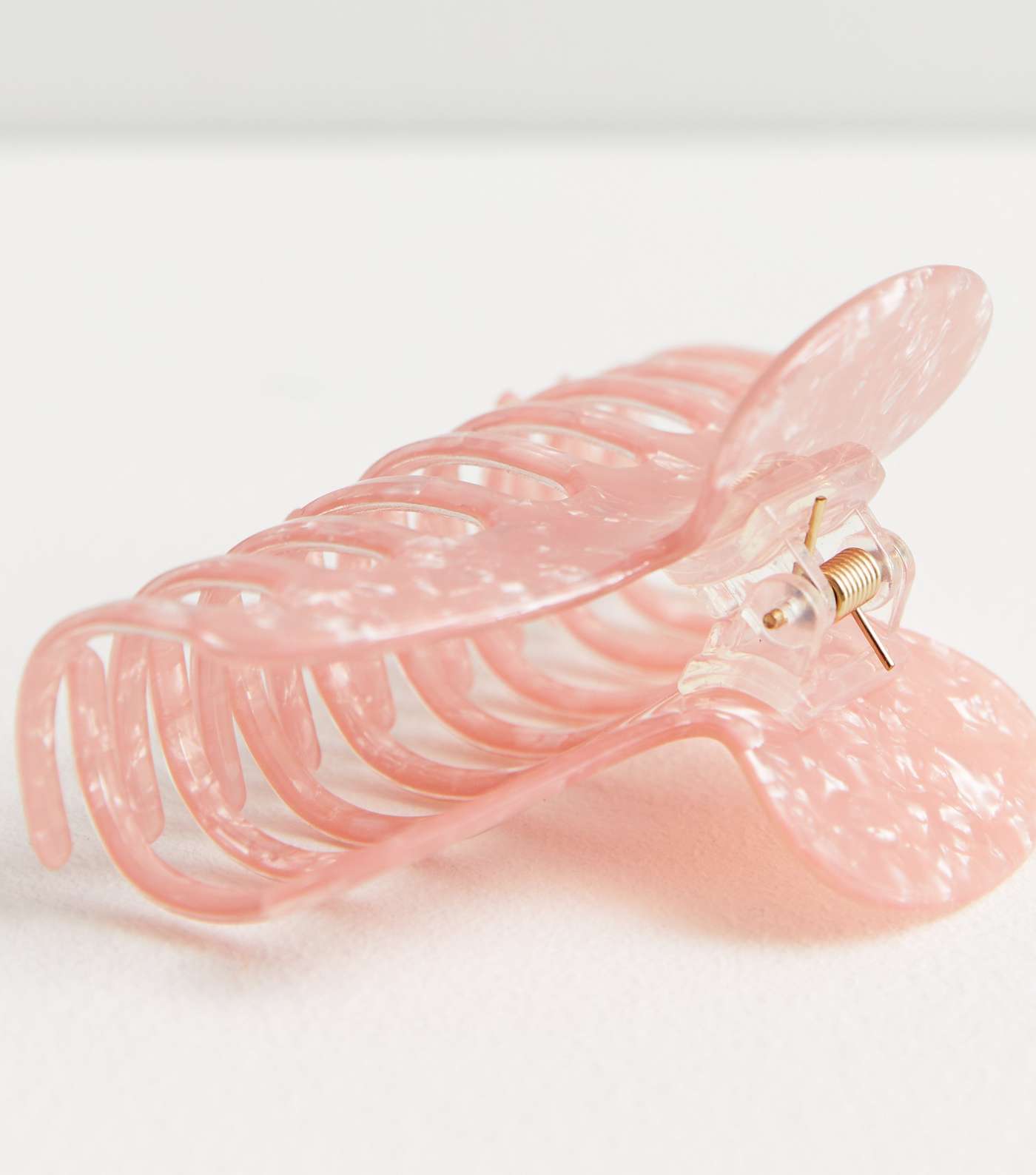Pink Resin Bulldog Claw Clip Image 2