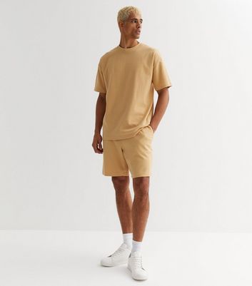Stone Waffle Drawstring Shorts