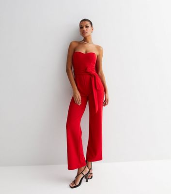 New look jumpsuit store red