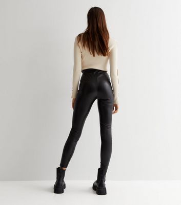 Wet look trousers on sale topshop