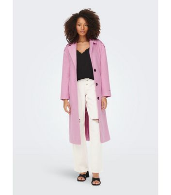 Light pink sales long coat