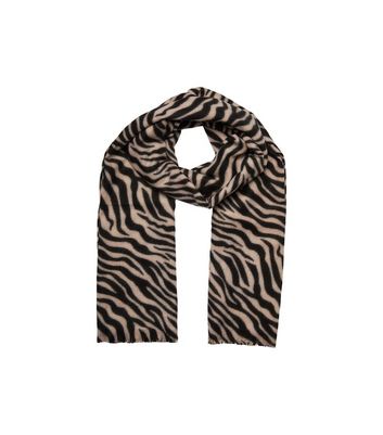 Animal print clearance scarf new look