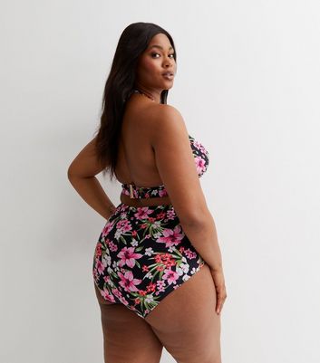 Cheap plus size store high waisted swimsuits