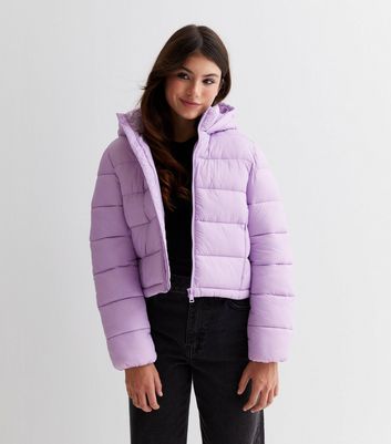 Girls purple hotsell puffer coat