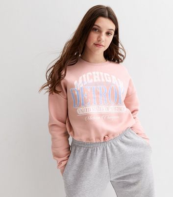 New look best sale pink sweatshirt