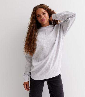 Girls crew neck sweatshirt sale