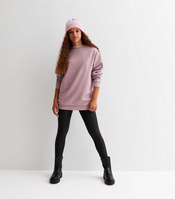 https://media3.newlookassets.com/i/newlook/847318251/girls/clothing/hoodies-sweatshirts/girls-light-purple-jersey-long-crew-neck-sweatshirt.jpg?strip=true&qlt=50&w=720