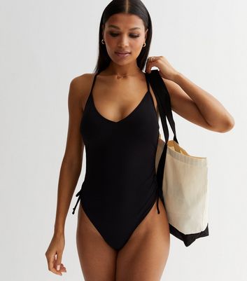 black multiway swimsuit