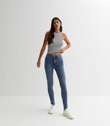 Blue Mid Rise India Supersoft Super Skinny Jeans