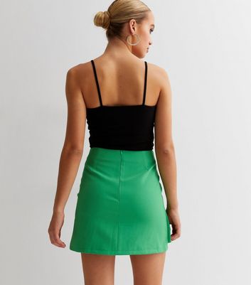 Cameo Rose Green Diamanté Mini Skirt | New Look