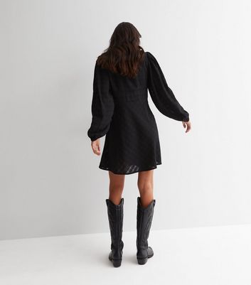 Missguided black outlet milkmaid dress