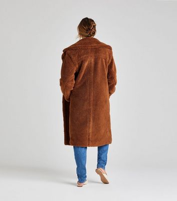 Urban outfitters long deals teddy coat