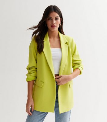 Yellow blazer hot sale and jeans