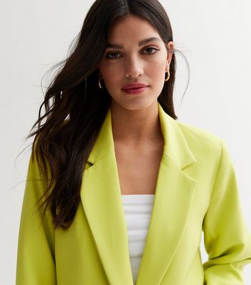 Yellow blazer sale new look