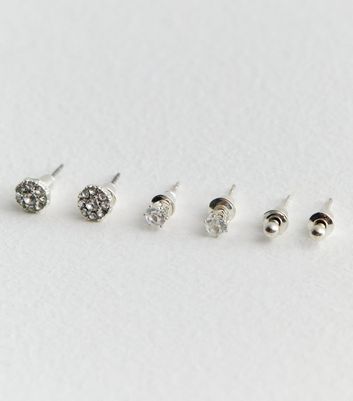 3 pack stud earrings