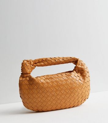 Woven top cheap handle bag