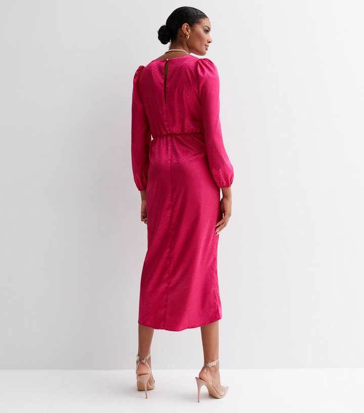 Bright Pink Saddle Bag Outfit – JacquardFlower