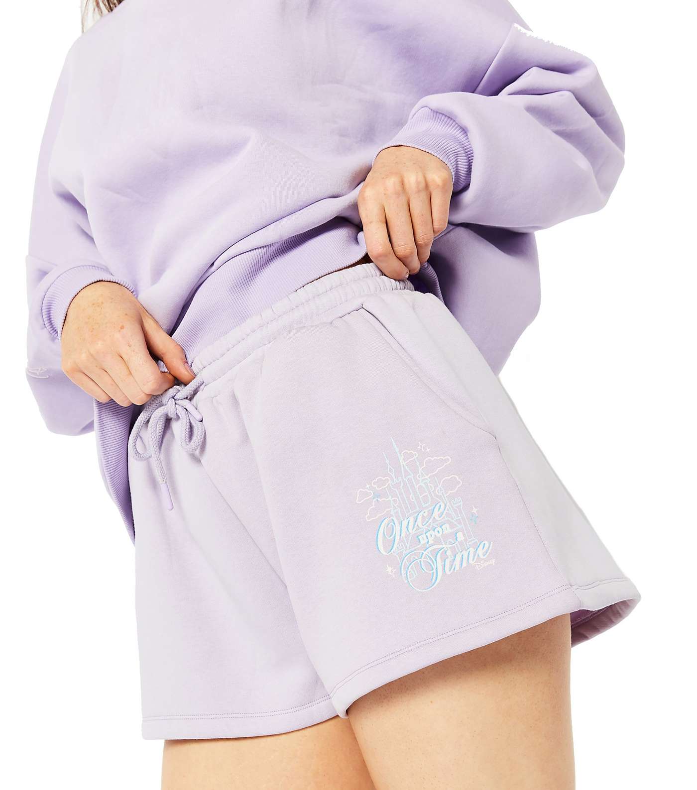 Skinndip Lilac Disney Once Upon A Time Logo Shorts