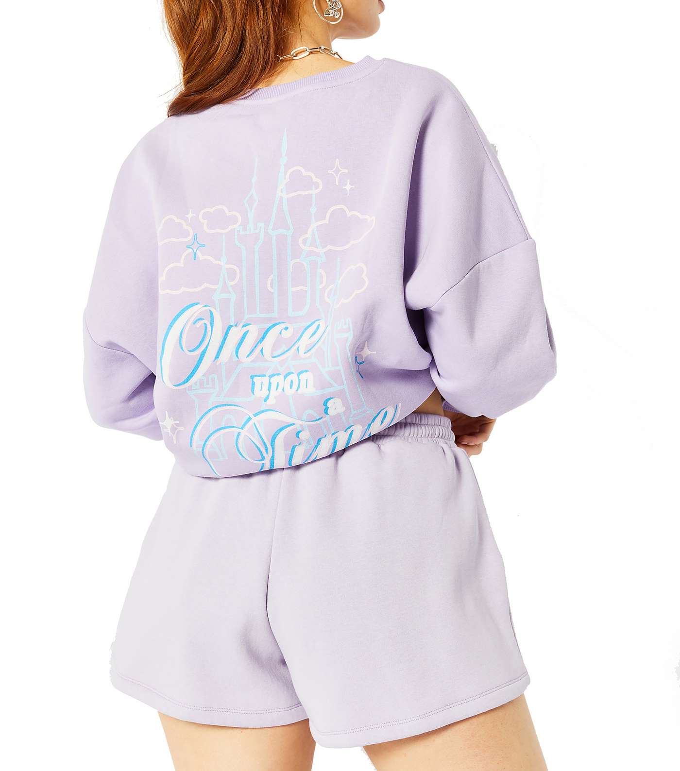 Skinndip Lilac Disney Once Upon A Time Logo Shorts Image 3