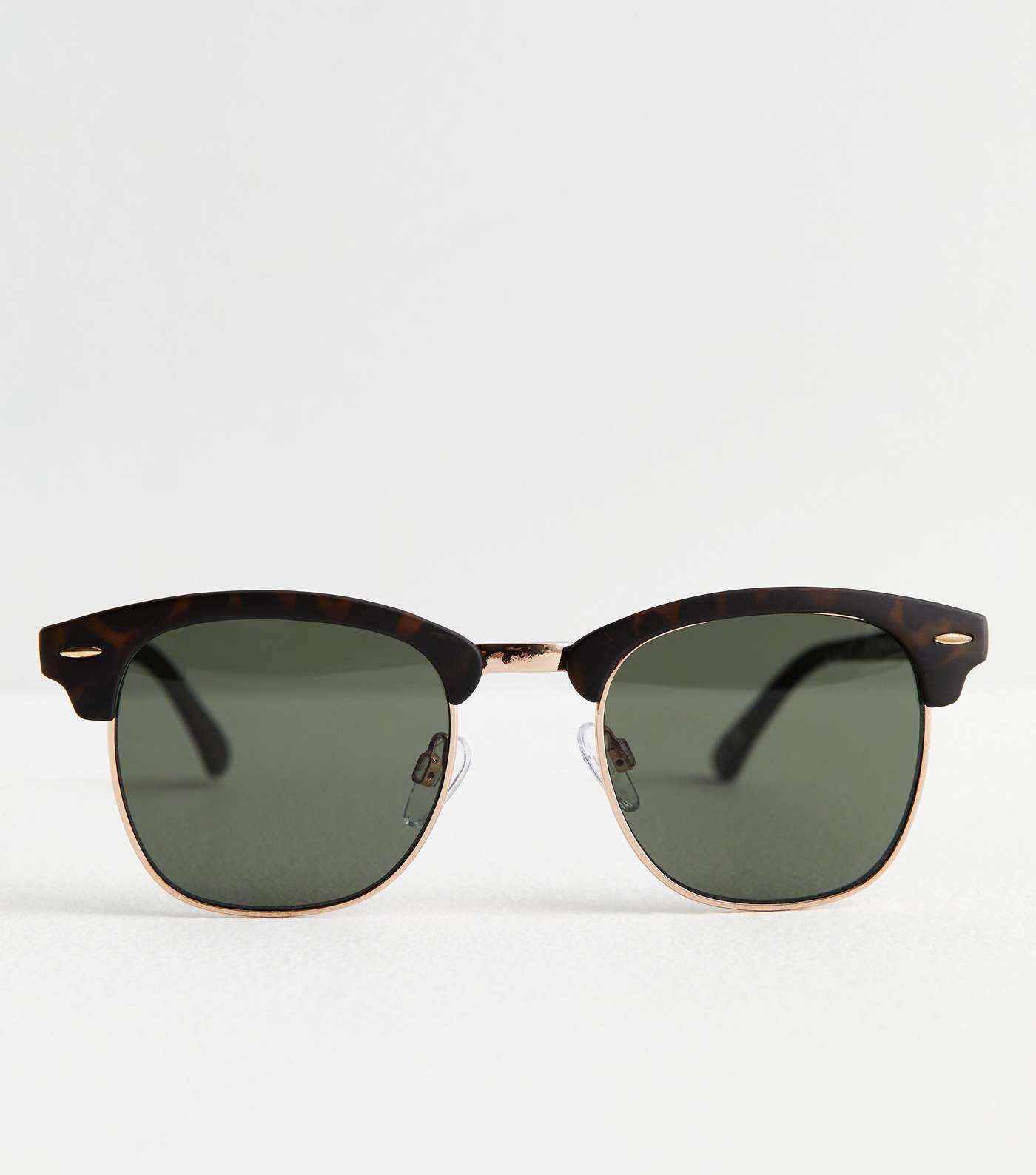 Dark Brown Square Frame Sunglasses Image 4