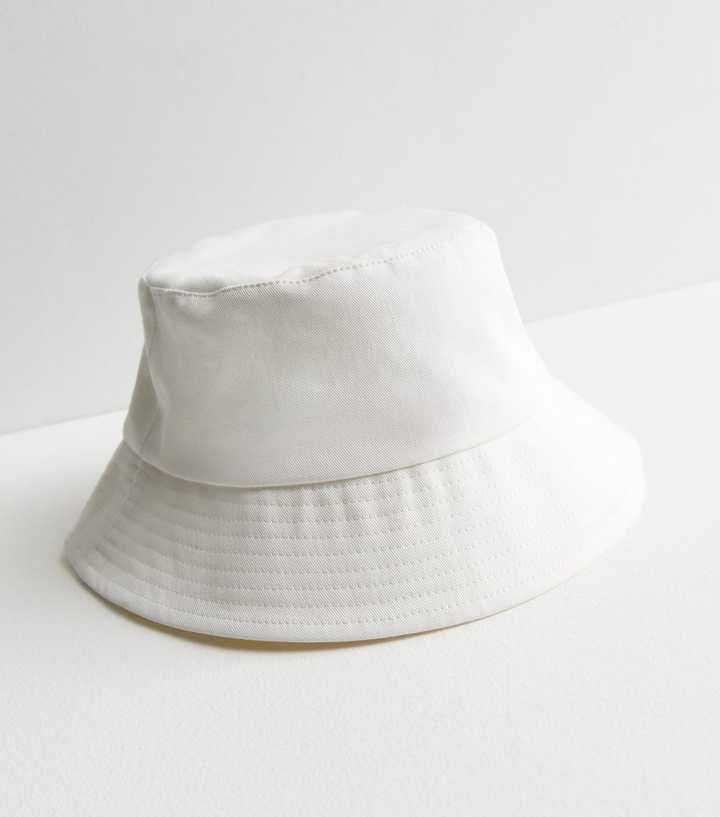 White Plain Bucket Hat