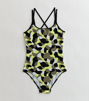 Girls clearance camo swimsuit