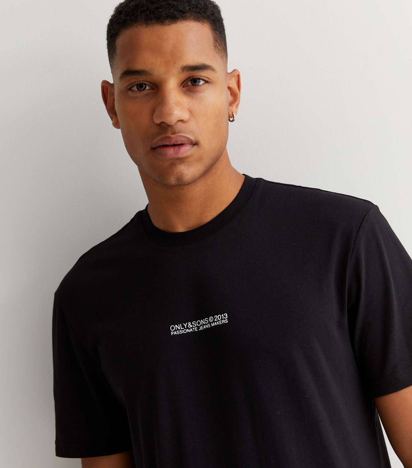 Only & Sons Black Logo T-Shirt Image 2