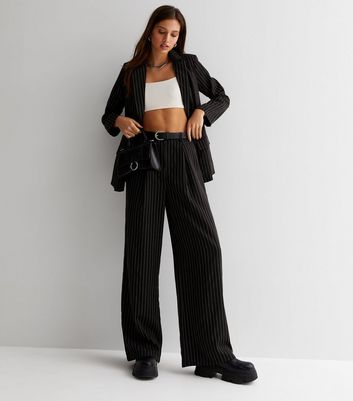 Trousers | Pinstripe Straight Leg Trousers | Dorothy Perkins