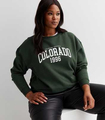 Curves Dark Green Colorado Logo Sweatshirt