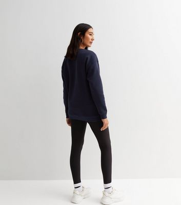 Women's Hoodie Top Legging Sweatshirt Tracksuit 2-Piece Set Matching Outfit  Navy Blue Small - Walmart.com