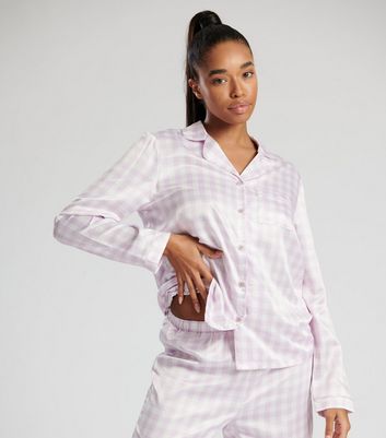 Womens gingham online pyjamas