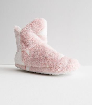 Tilly Textured Knit Slipper Boots, Slippers | FatFace.com