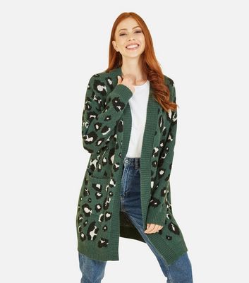 トップス Semantic design leopard long cardigan ZANZEA Womens Cardigans Summer Lightweight Leopard Printed