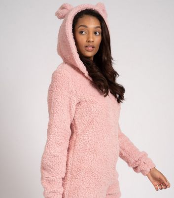 Fluffy discount short onesie