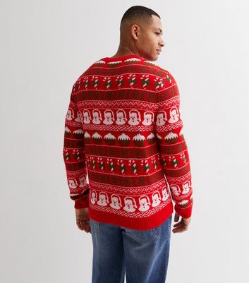 Mens patterned outlet jumpers