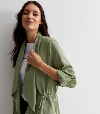 Khaki green clearance waterfall jacket