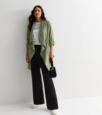 olive waterfall jacket