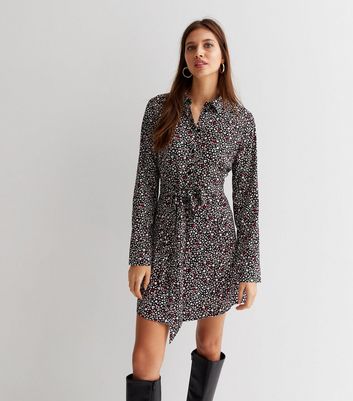 Heart print best sale shirt dress