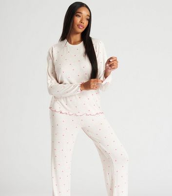 Heart pjs deals