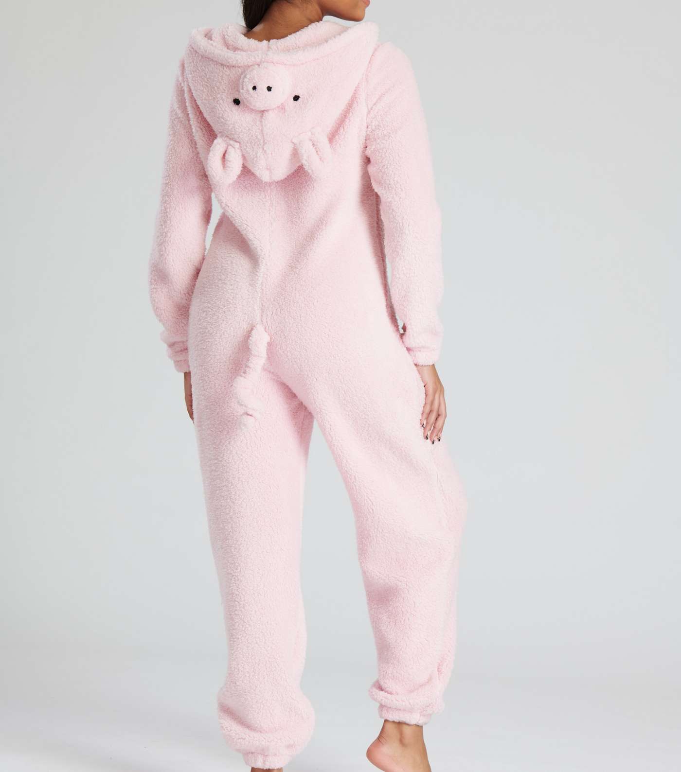Loungeable Pink Teddy Pig Onesie Image 2