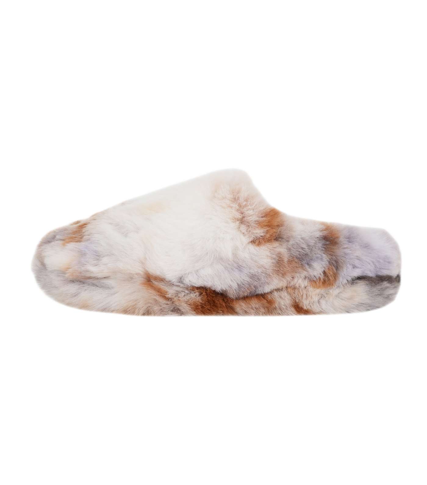 Loungeable Multicoloured Faux Fur Slippers Image 2