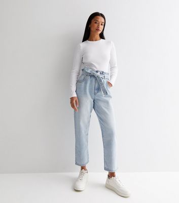 New look deals paperbag jeans