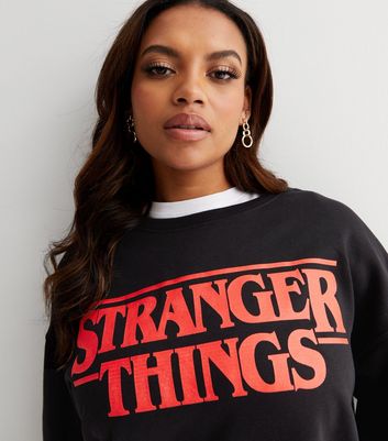 Stranger things red on sale sweatshirt