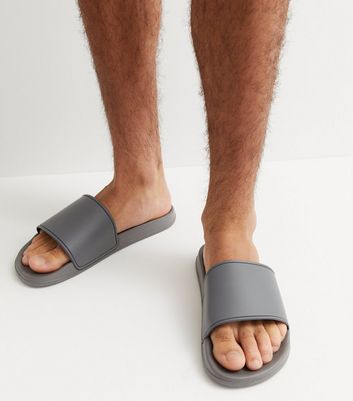 Mens sales sliders grey