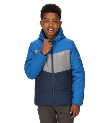 Regatta Kids Blue Colour Block Hooded 